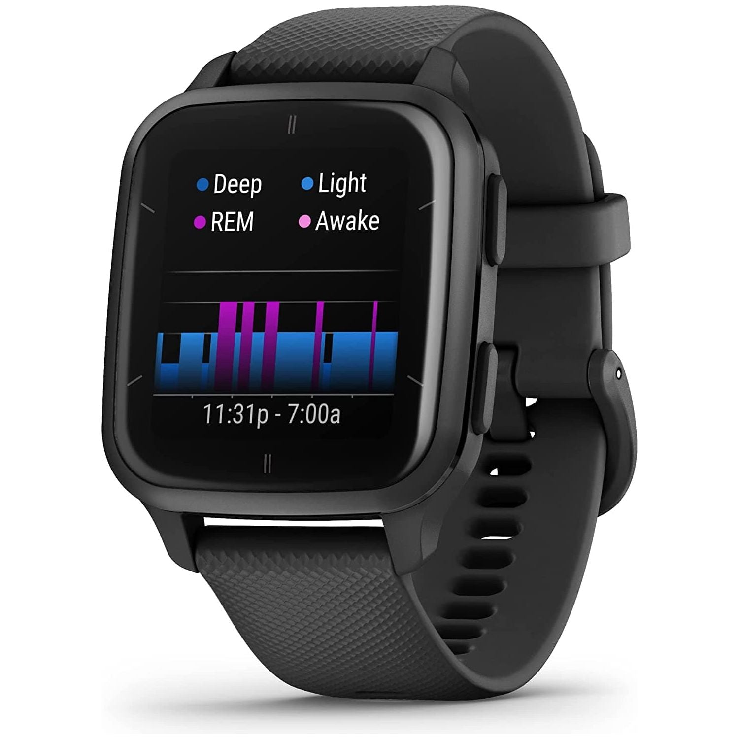 Garmin,Garmin Venu Sq 2 Music Edition Smart Watch - Black/ Slate - Gadcet.com